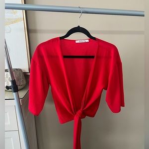 Mendocino Tie-Front Blouse